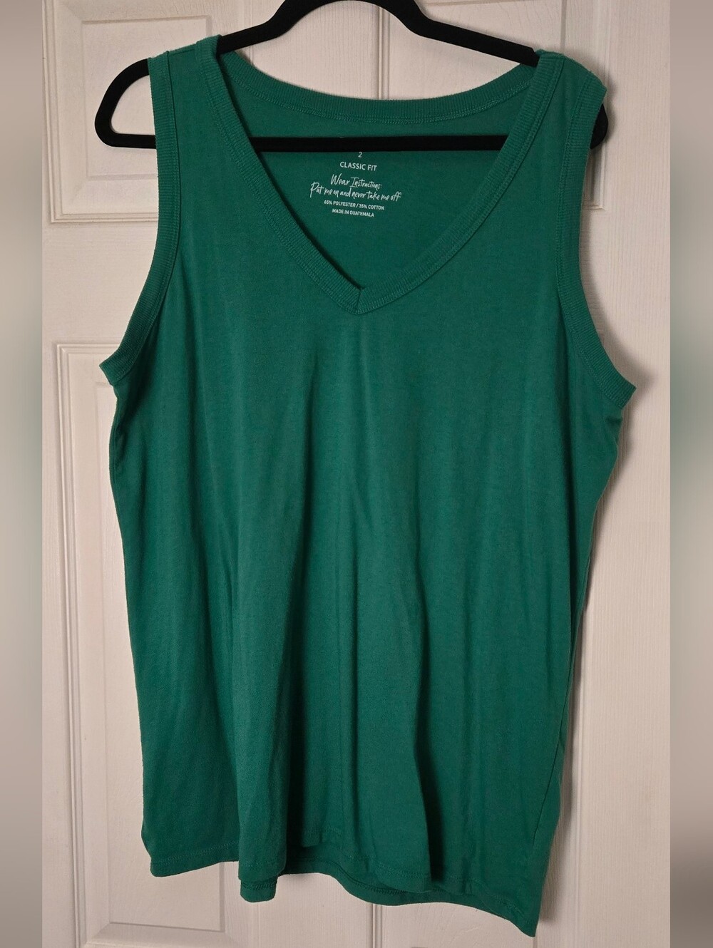 Torrid Classic Fit Women's V-Neck Tank Top - Green